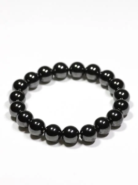 Ladies bracelets arched bands -10mm Hematite Bracelet