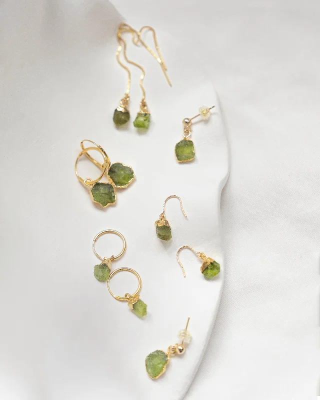 ladies-pearl-diamond-earrings-August | Peridot Earrings