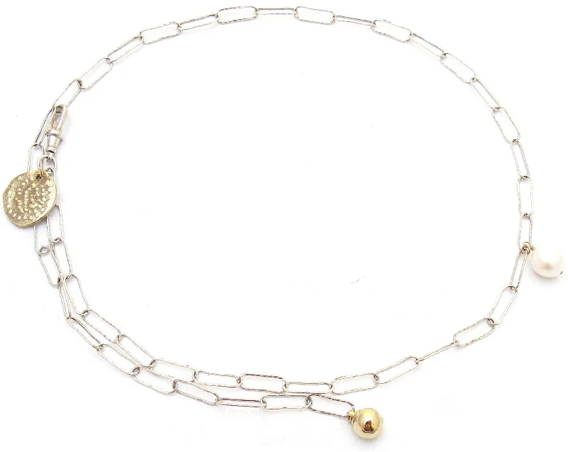 Ladies necklaces smooth chains -Relic, Drop & Pearl Necklace