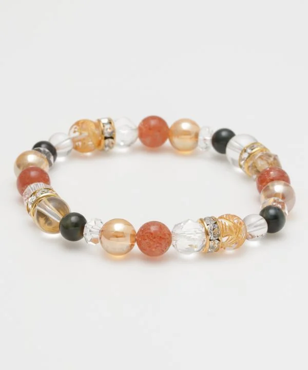 Ladies bracelets fancy bands -RINZEN - Sunstone Bracelet