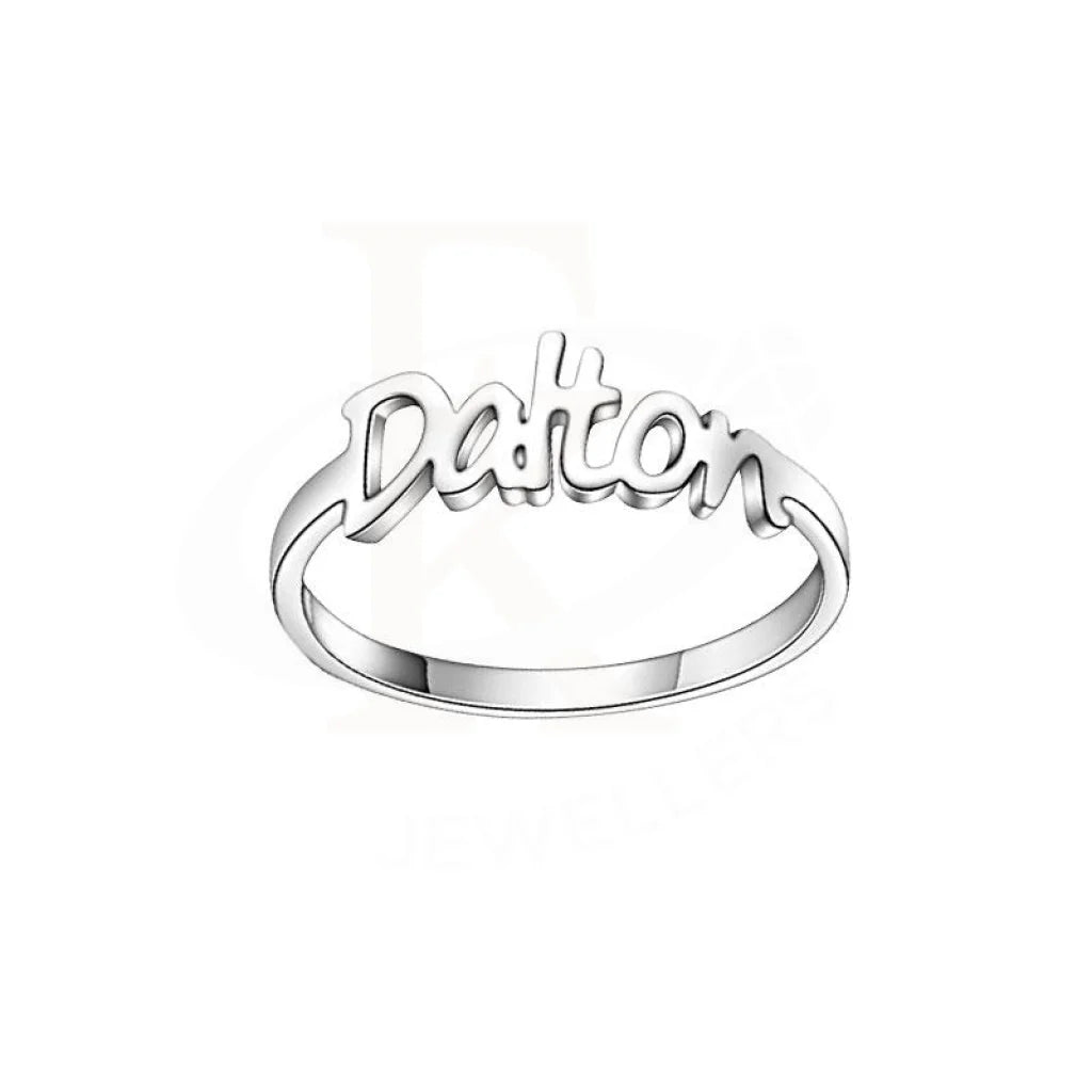 ladies-eternity-diamond-rings-Silver 925 Name Ring - FKJRN2063