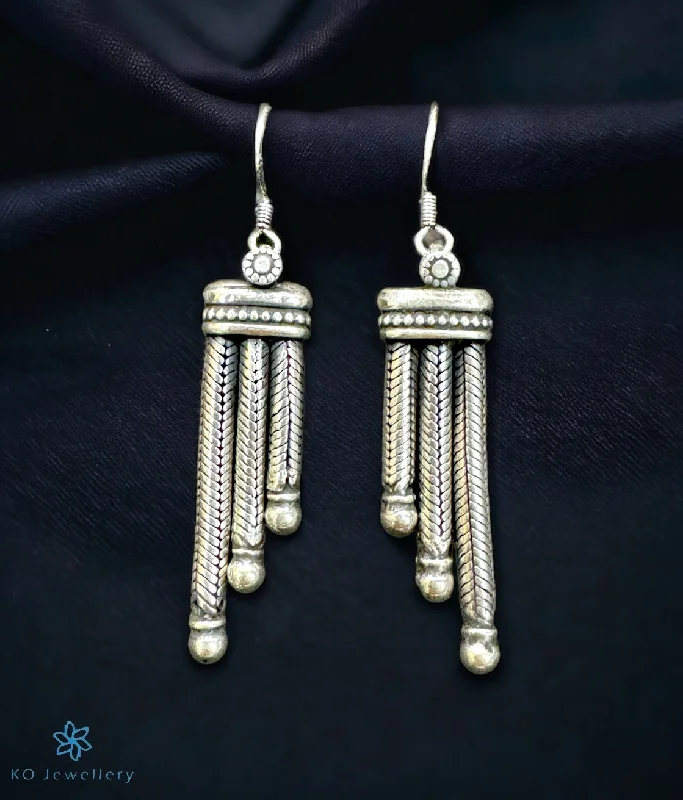 ladies-gold-moon-earrings-The Clara Silver Earrings