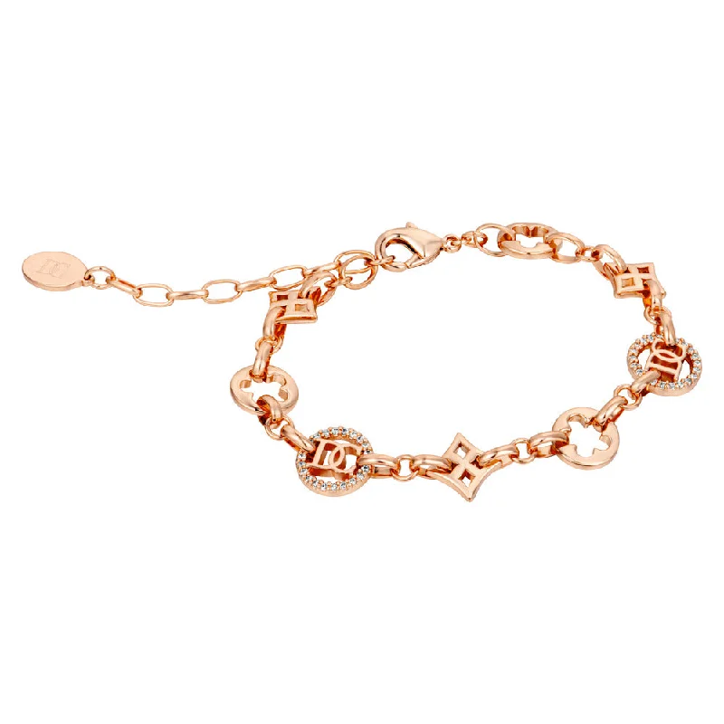 Ladies bracelets for weekend escapes -Women Ciondoli Rose Gold Bracelet