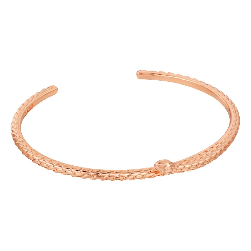 Ladies bracelets for day trips -Women Obsessive Rose Gold Bracelet