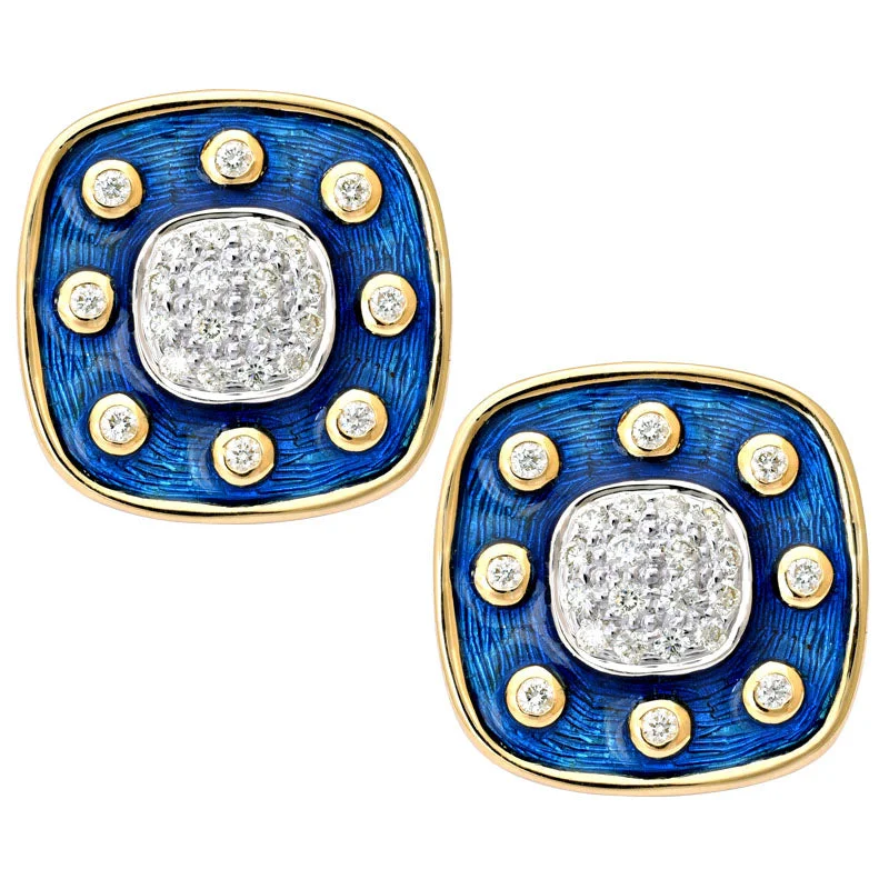 ladies-crystal-silver-earrings-Earrings-Diamond (Enamel)