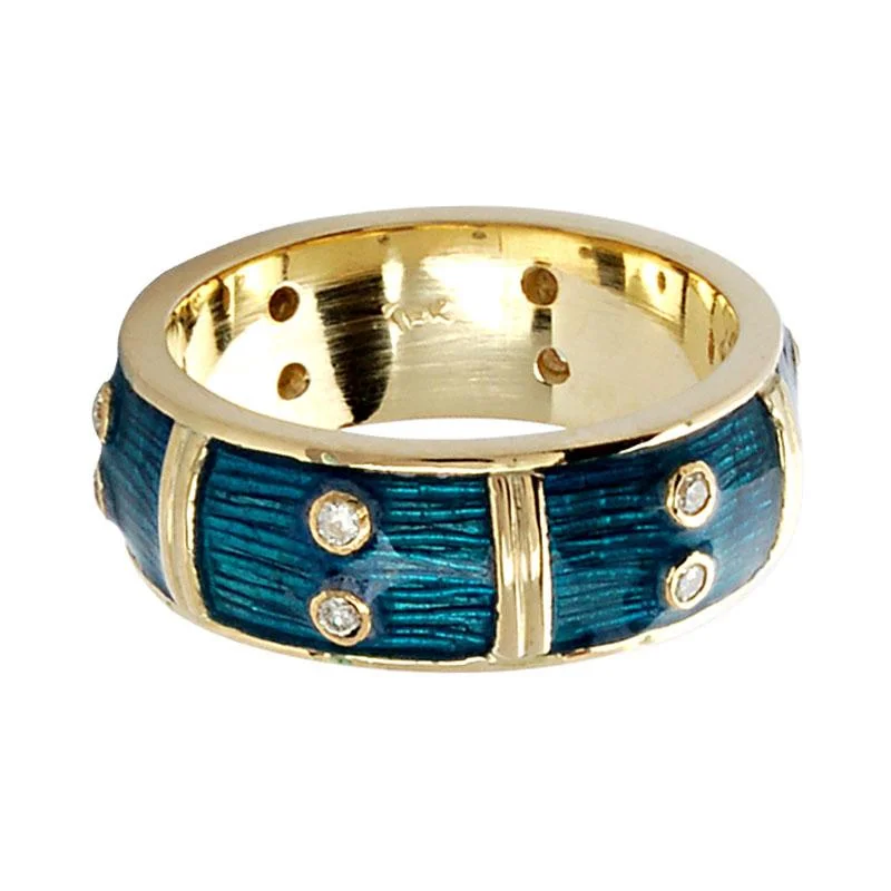 ladies-marquise-cut-pearl-rings-Ring-Diamond (Enamel)  (1283O)