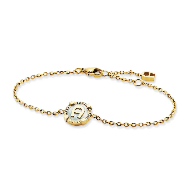 Ladies bracelets for fitness buffs -Women Gold Bracelet