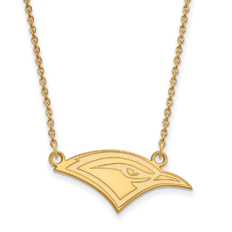 Ladies necklaces edgy strands -14k Gold Plated Silver U of Tenn Chattanooga Small Pendant Necklace