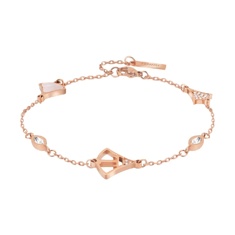 Ladies bracelets for trailblazers -Women Rose Gold Bracelet