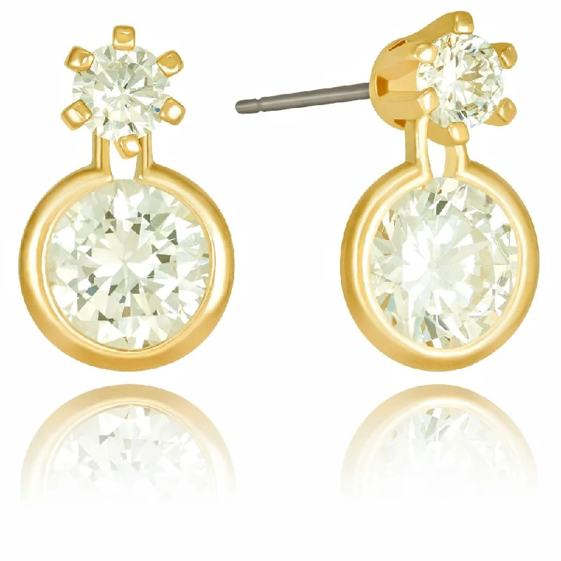 ladies-vintage-diamond-earrings-Cubic Zirconia Pineapple Stud Earrings