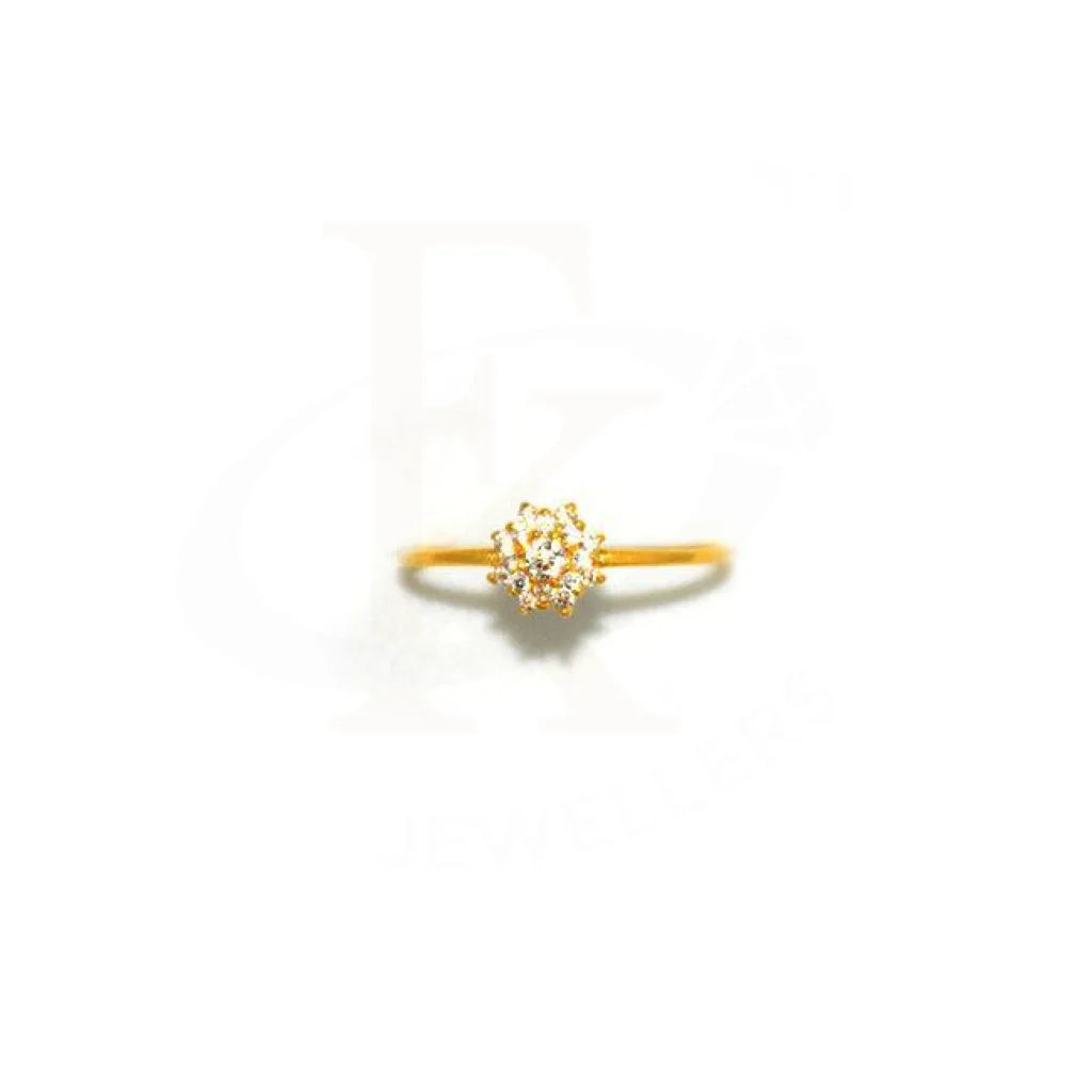 ladies-wedding-diamond-rings-Gold Star Ring 18KT - FKJRN1315