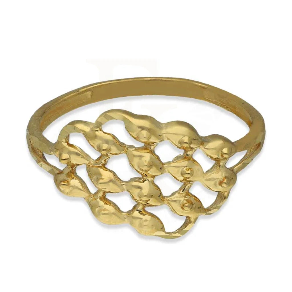 ladies-minimalist-gold-rings-Gold Ring 18KT - FKJRN18K3384