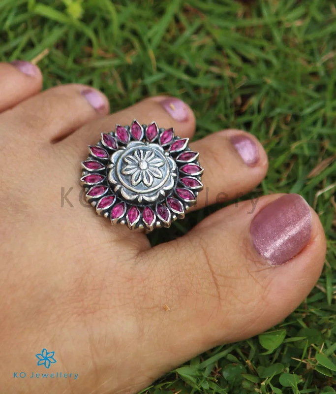 ladies-stackable-rings-The Prerna Silver Toe-Rings