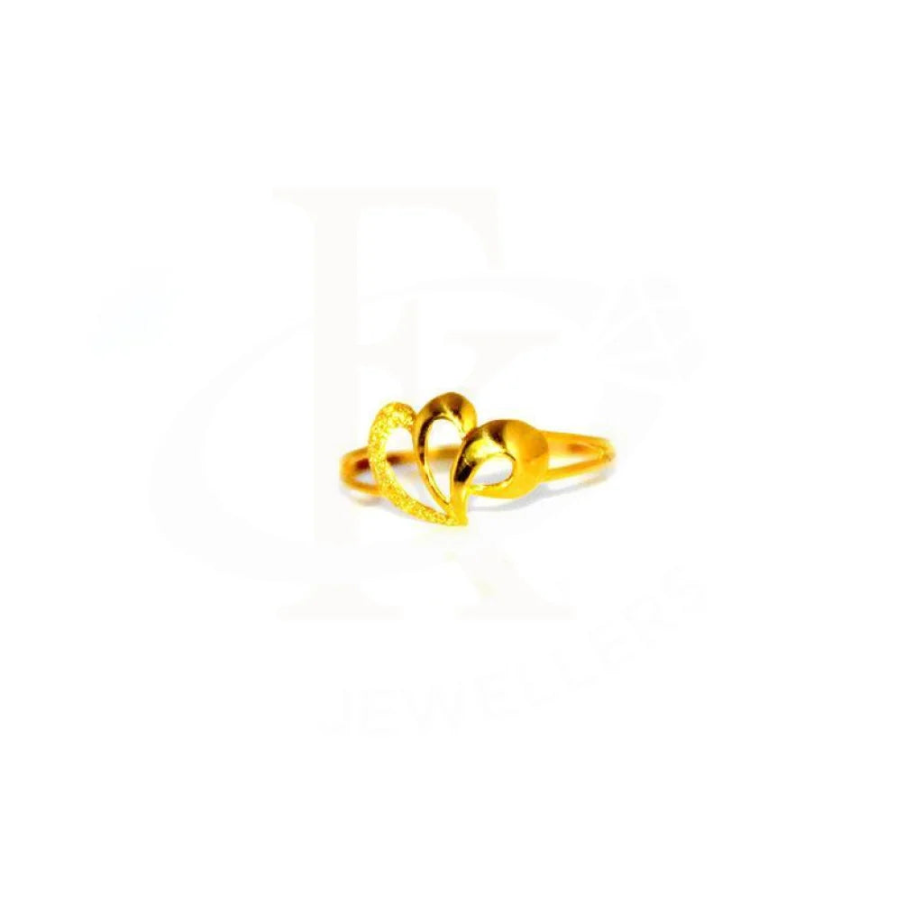 ladies-minimalist-silver-rings-Gold Ring 18KT - FKJRN1317