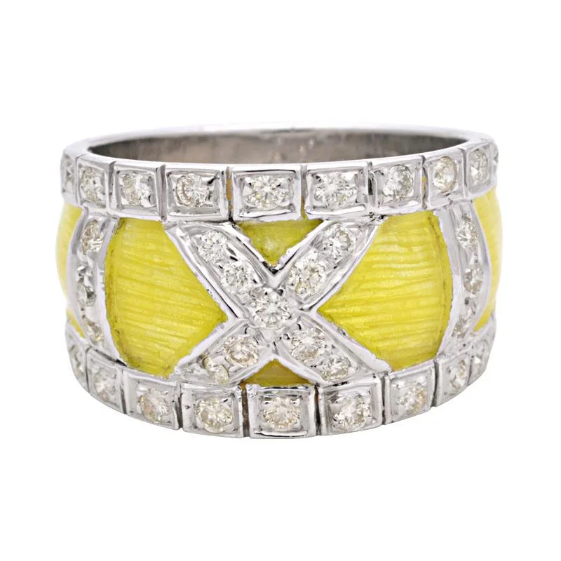 ladies-marquise-cut-silver-rings-Ring-Diamond (Enamel)  (190DS)