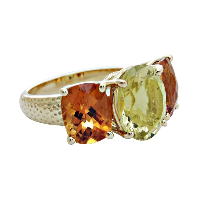 ladies-oval-sapphire-rings-Ring-Citrine and Lemon Quartz  (1735L)