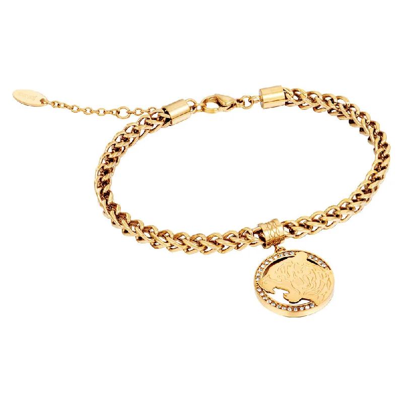 Ladies bracelets chic bands -Women Enchanting Gold Bracelet