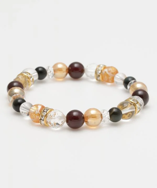 Ladies bracelets stylish strands -RINZEN - Garnet Bracelet